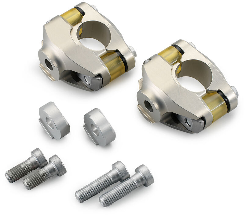 Progressive handlebar damping system (PHDS)