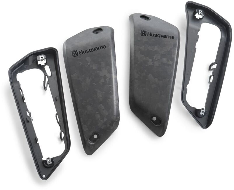 Radiator spoiler set