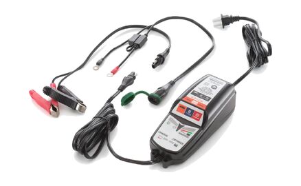 Battery charging and testing unit