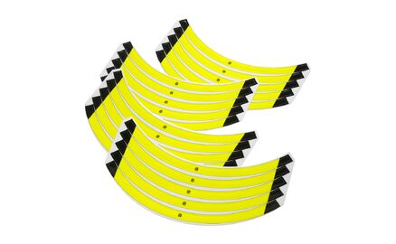 Wheel rim sticker kit