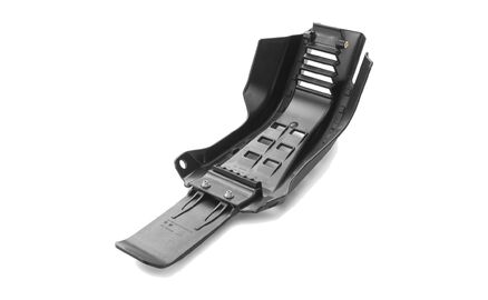 Skid plate with linkage protection
