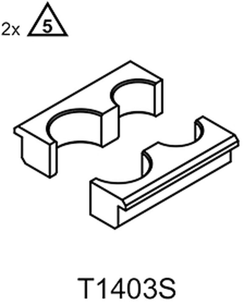 CLAMPING BLOCK F. PIPE 48/60