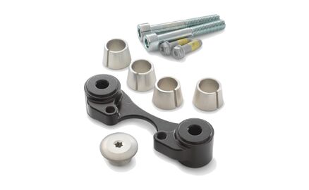 Factory steering damper bracket