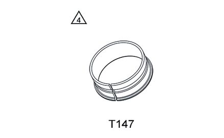 BUSHING DE/MOUNT PIPE D=52