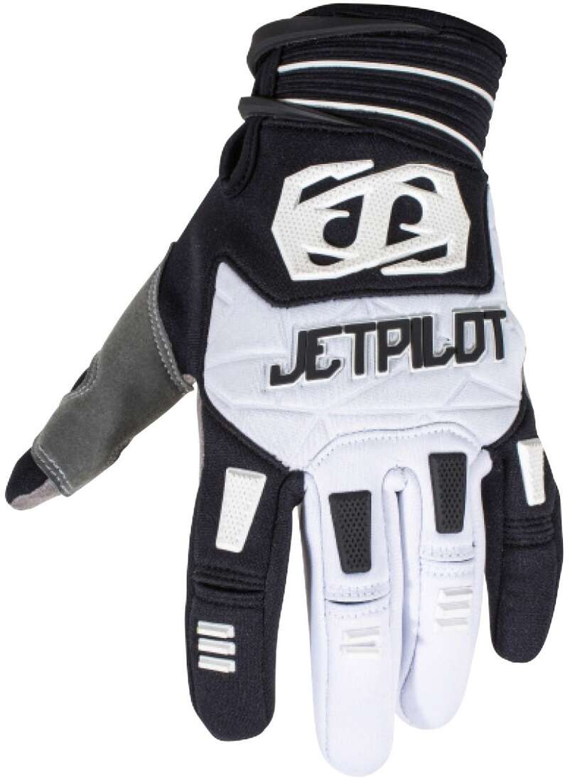 Jetpilot Matrix Race kindad Full Finger must/valge