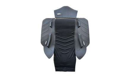 JETTRIM 4 PIECE MAT SET INCL. ERGO KICKERS AND FRONT HUMP SXR1500 Black/Black Stitch