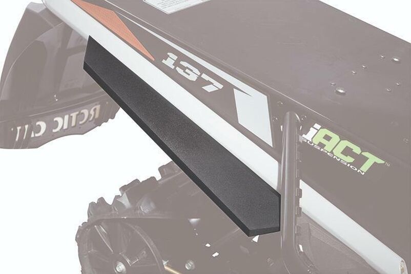 Arctic Cat Tunnel Flares - Black - 2012-2025 F M Riot XF ZR