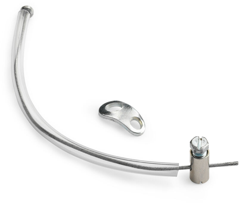 Rear brake safety line