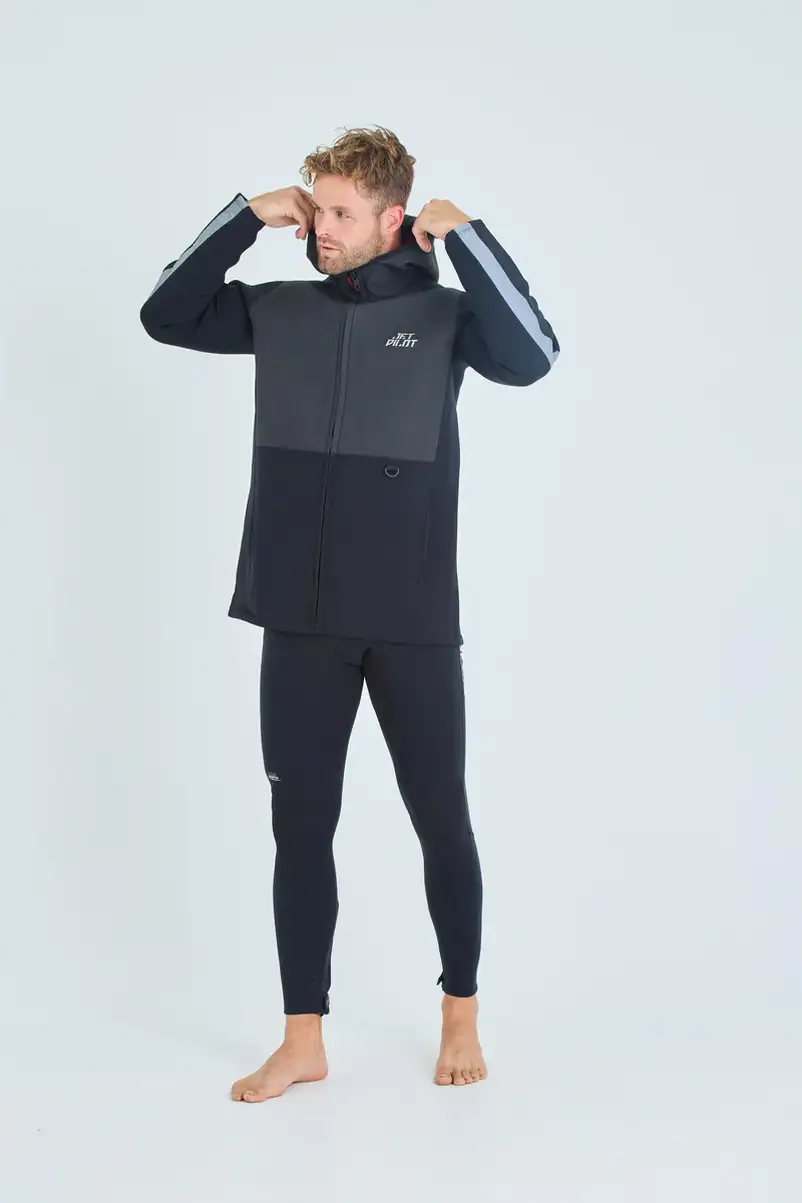 Jetpilot RX Vault Heatseeker Tour Coat - Must/Valge
