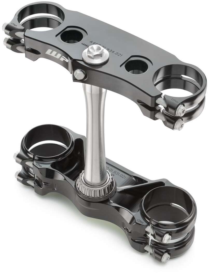 Factory Racing triple clamp