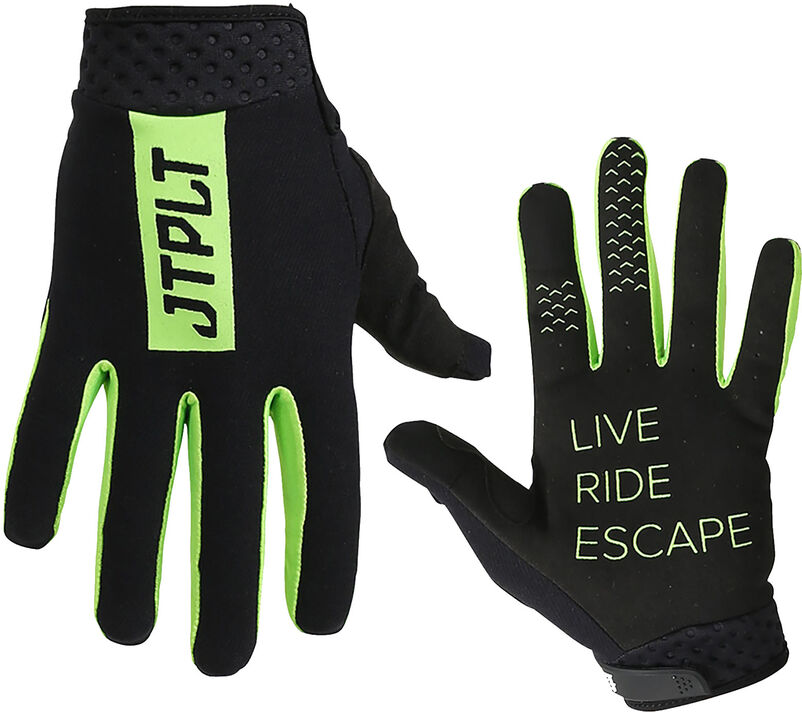 Jetpilot Matrix Pro Super Lite kindad Full Finger must/roheline