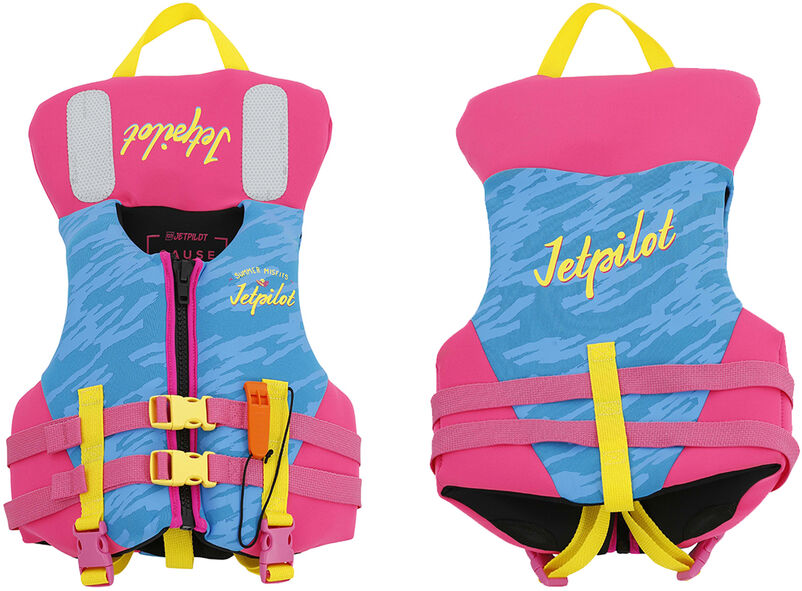 Jetpilot Cause Kids ISO 100N Neo Vest sinine/roosa