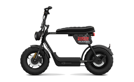 Coopop Rugged elektriroller, must 25 km/h
