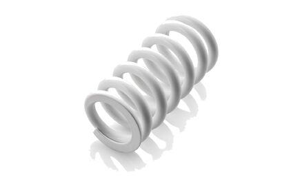 Shock absorber spring