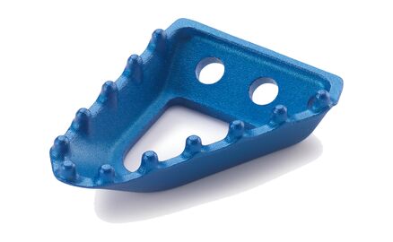 Footbrake lever step plate