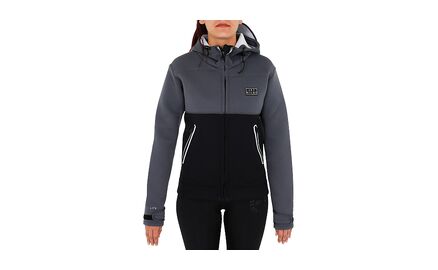 Jetpilot Flight 2mm Tour Coat NAISTE must/valge