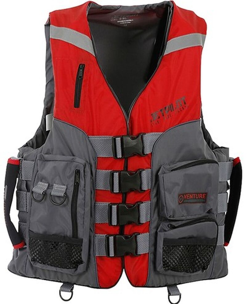 Jetpilot Venture Nylon Vest ISO 50N w. Super Grip punane