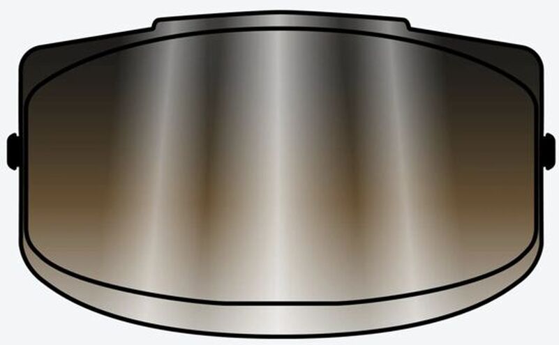 SPARK 2 VISOR SILVER MIRRORED OS