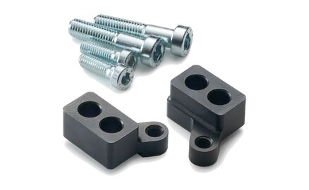 Factory steering damper bracket