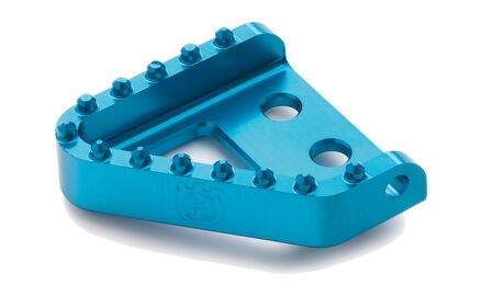 Footbrake lever step plate