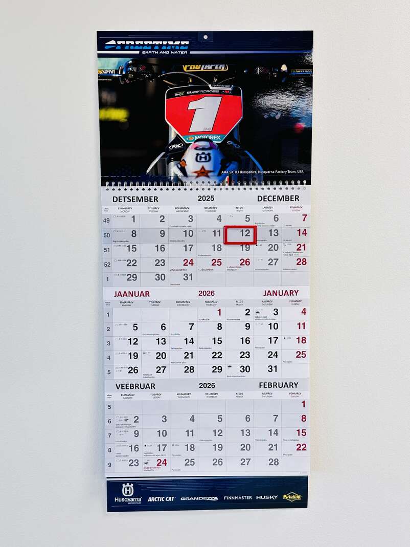 Kalender Freetime MOTO 2026