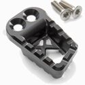 Foot brake lever step plate